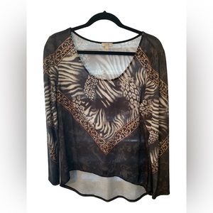 Cache fun abstract print hi/low top